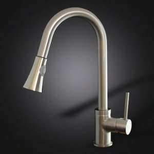 Faucetland 003002333 Kitchen Sink Faucet Pull Out Down Spray Single 