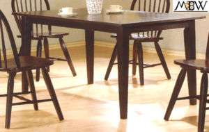 FT Cappuccino Rectangular Leg Farm House Dining Table  
