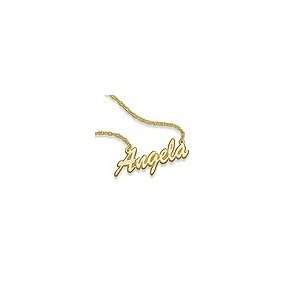   Gold Script Name Necklace (3 12 Letters) ladies gold rings Jewelry