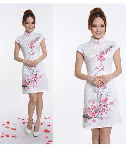 Chinese Cheongsam Qipao Evening Dress 100% Cotton 29428  