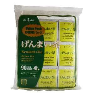 Yamamotoyama Genmai Cha Roasted Brown Rice Green Tea Value Pack, 9.86 