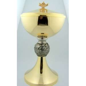   Gilded Priest Chalice Host Ciborium 250 Hosts Ciboria Sacred Vessel