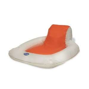  Spring Float Sun Seat   White & Orange Toys & Games