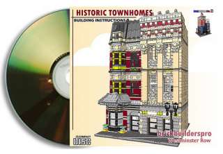 Westminster Row Town House Instructions CD Custom Lego ® 10218 10224 