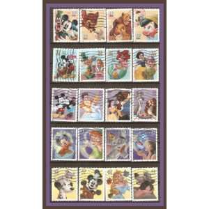  USA Postage Stamps Art of Disney Complete Series of 5 