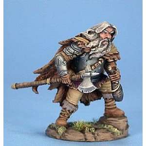  in Fantasy Male Dwarven Fighter with Axe and Wine Skin Toys & Games