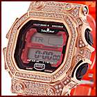   Master Casio G Shock 3.00 ct White Crystal CZ Iced Out Mens Rose Watch