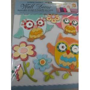 Express Yourself ER11861 Multi Colored Owl Wall Decor