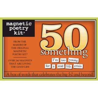  Magnetic Poetry® 50 Something Themed Kit, Current Edition 