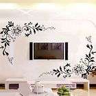 Butterfly Vine Large Flower Wall Stickers / Wall Decals Vinyl Art 