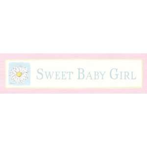  Sweet Baby Girl Vintage Wood Sign Toys & Games