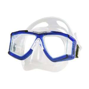 New Tilos Double Lens Panoramic View Scuba Diving & Snorkeling Mask 