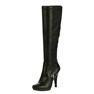Nine West Womens Jaelynn Black Tall Boots 6 M  