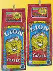 Lion 24 karat 100% pure KONA COFFEE whole bean 32 oz