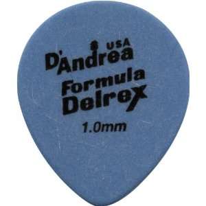  DAndrea 347 Rounded Teardrop Delrex Delrin Guitar Picks 