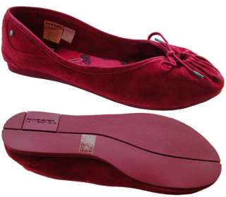 70 Diesel Martha Womens Red Shoes Flats US 8.5 EU 39  