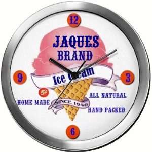  JAQUES 14 Inch Ice Cream Metal Clock Quartz Movement 
