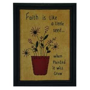  Faith When Planted Stitchery