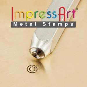  ImpressArt  3mm, Bullseye Design Stamp