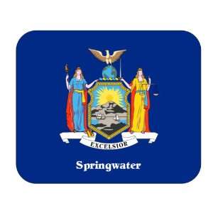  US State Flag   Springwater, New York (NY) Mouse Pad 