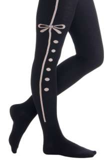 Stand in Kick Line Tights  Mod Retro Vintage Tights  ModCloth