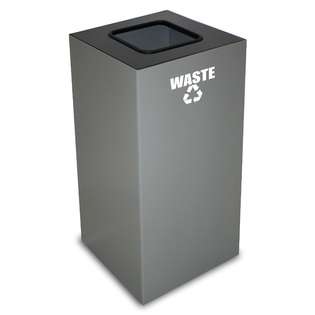 Witt Industries Square Recycling Container with a Square Opening 