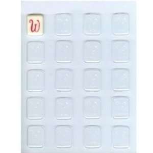  Letter W Initial Mints Candy Mold
