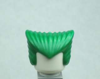 NEW Lego Minifigure Batman, Joker, Green Hair, pointed  