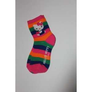    Hello Kitty Girls Socks Rainbow Size Size 5.5 6.5 