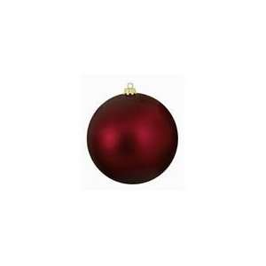  Matte Burgundy Commercial Shatterproof Christmas Ball 