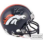 Mounted Memories Denver Broncos Peyton Manning Autographed Mini Helmet 