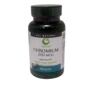  Greenway Chromium 200mcg Yeast Free GTF 100 Caps Health 