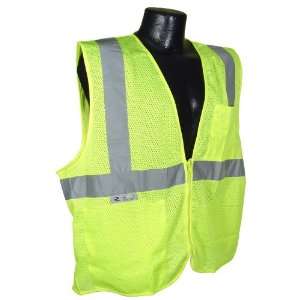  Safety Vest Green Mesh Large