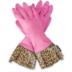    Gloveables Dish Gloves    Pink and Leopard