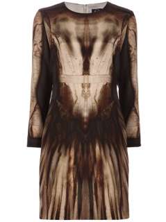 Mcq By Alexander Mcqueen Phantom Print Dress   Cochinechine 