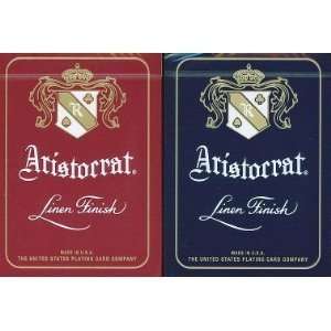 Aristocrat Bank Note 727 Playing Cards 2 Deck Set  Sports 