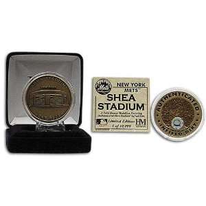   Highland Mint Mets Shea Stadium Infield Dirt Coin