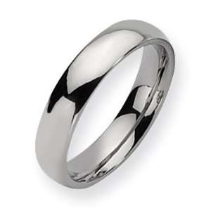  5mm Stainless Steel Domed Ring Jewelry