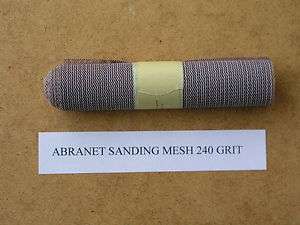 ABRANET SANDING MESH 4 1/2 X 24 240 GRIT ABRANET LASTS LONGER  