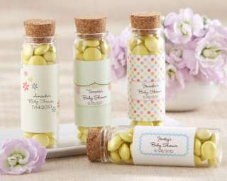 24 Filled with Joy Personalized Baby Shower Favor Jars  