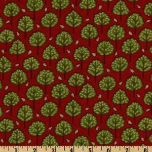  44 Wide Moda Coming Home Forest Barn Red Fabric By The 