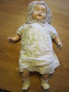   Me Kiddie Pal Dolly Doll 24 Open Mouth Composition Sleep Eyes  