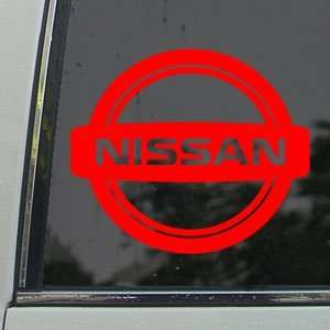  Nissan Red Decal GTR JDM Skyline Truck Window Red Sticker 