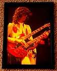 LED ZEPPELIN JIMMY PAGE GIBSON EDS 1275 DOUBLE NECK FRAMED LIVE 