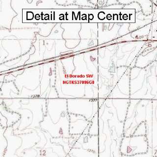   Map   El Dorado SW, Kansas (Folded/Waterproof)