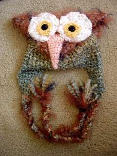 Cutest Baby Owl * Fuzzy Hat * Crochet * multiple sizes available 