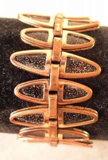 Matisse renoir vintage black enamel nefertiti bracelet  