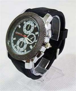   men watch 4.5 cm dial quartz wristwatch silicon watches ODM  