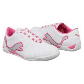 Athletics Puma Kids Etoile Cat Jr. White/Shocking Pink Shoes 