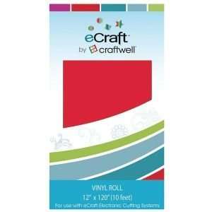  UBC/CRAFTWELL 34079 ECRAFT PAPER ROLL (SCARLET RED 